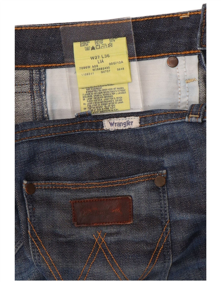 WRANGLER Jean Droit Lia Femme W27 L36 Bleu Coton