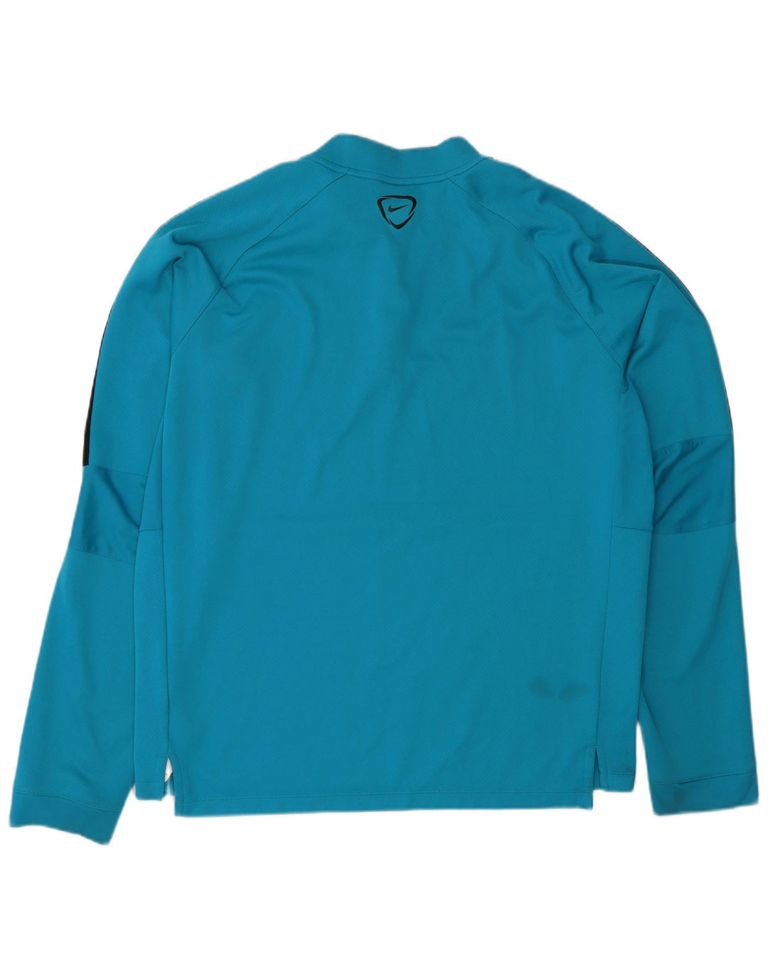 Nike Dri Fit Zip Neck Pull Survêtement Haut XL Bleu Colorblock