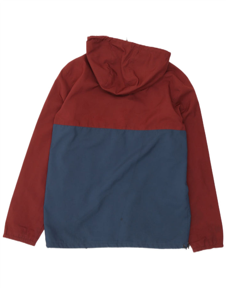 Vans Veste de pluie à capuche pour homme UK 38 Medium Bordeaux Colourblock