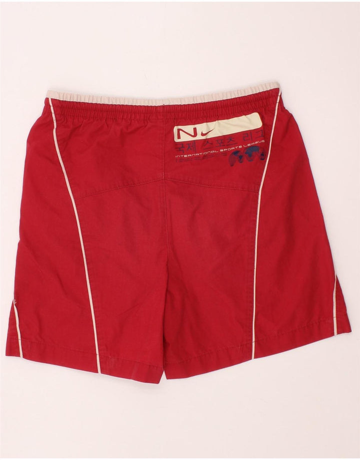 NIKE Short de sport graphique pour garçon 8-9 ans Petit rouge Polyester