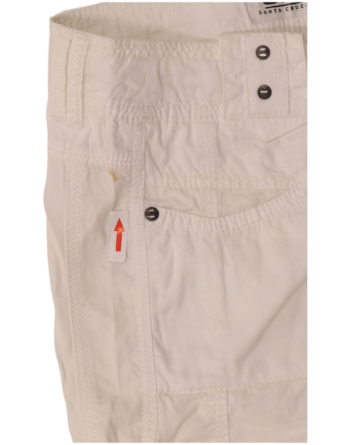 O'Neill Short décontracté pour femme W29 Petit coton blanc
