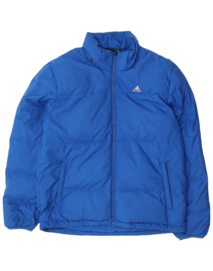 Adidas Veste rembourrée pour homme UK 38 Bleu moyen Polyester