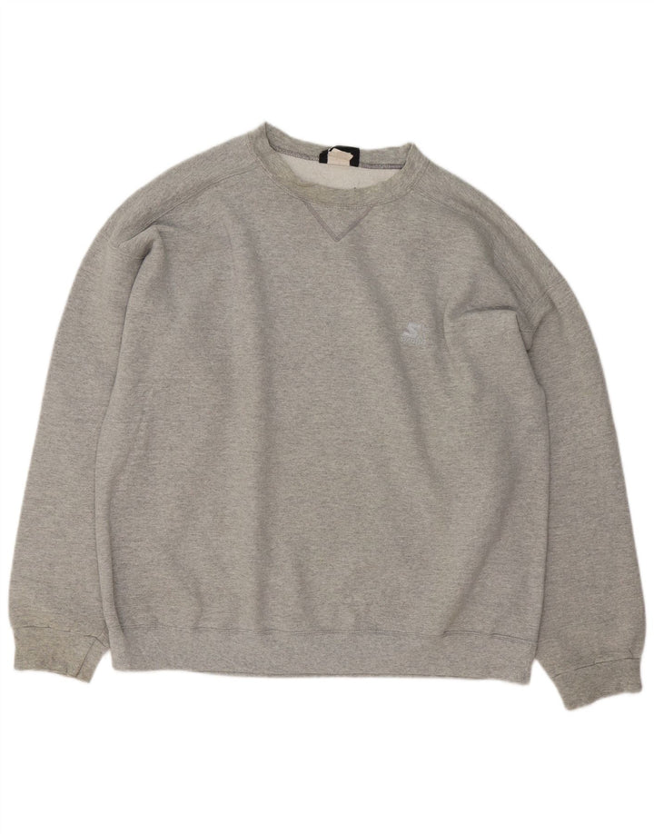 Starter Sweat-Shirt Homme XL Gris Moucheté