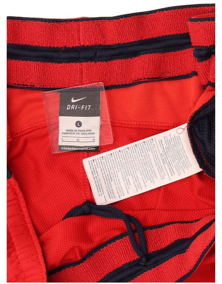 Nike Short de sport Dri Fit pour homme en polyester color block Taille L