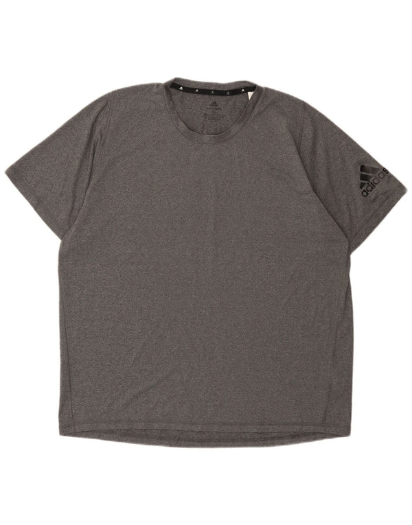 Adidas Homme Aeroready T-Shirt Top XL Gris Polyester