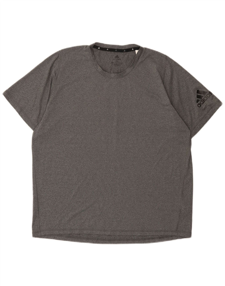 Adidas Homme Aeroready T-Shirt Top XL Gris Polyester