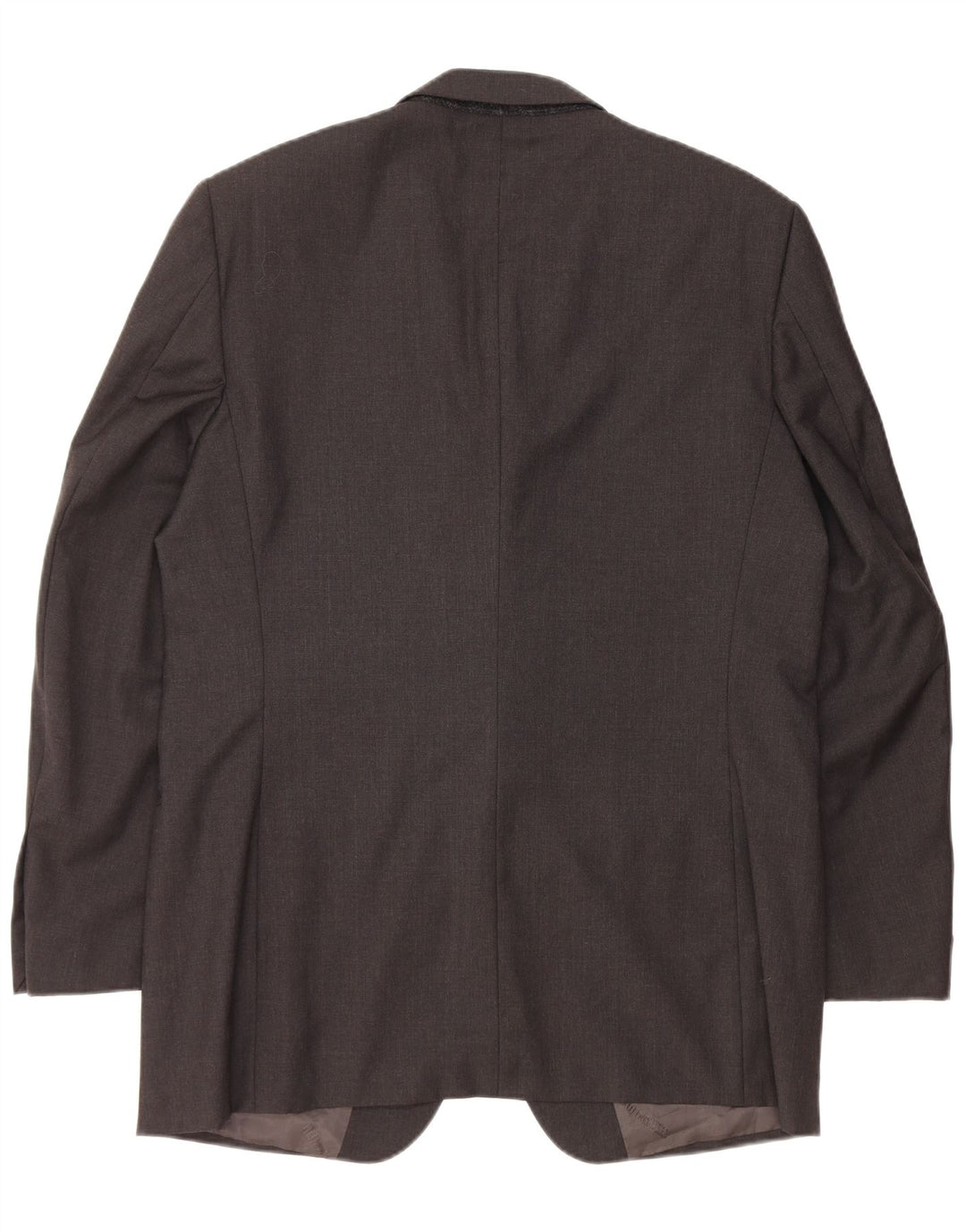 CARLO PIGNATELLI Veste blazer 3 boutons pour homme UK 40 Large laine noire