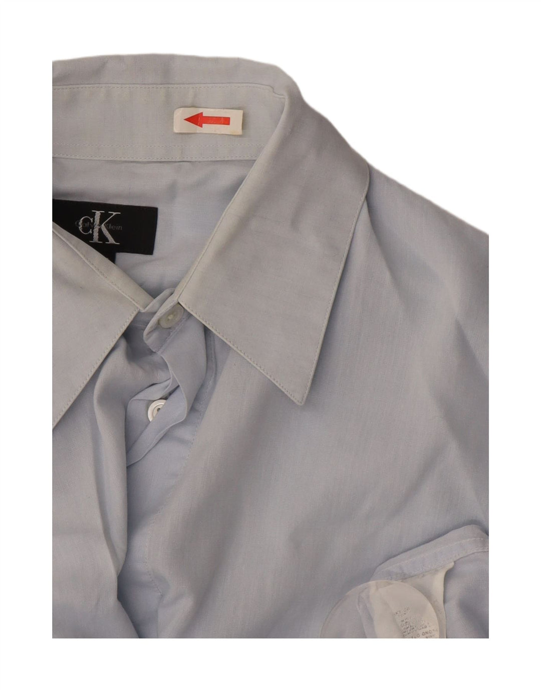 Calvin Klein Chemise Homme Taille 41 Coton Bleu Moyen