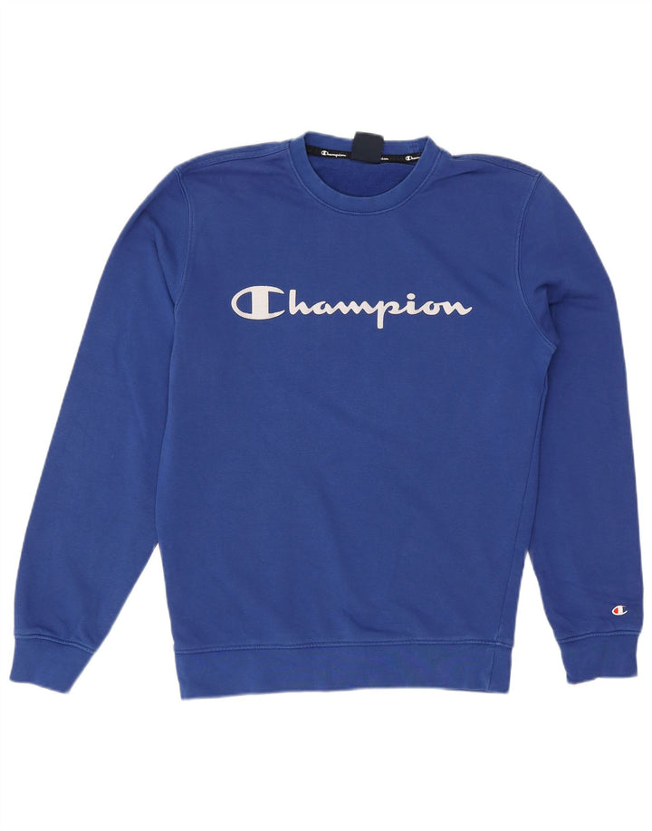 Champion Sweat-shirt graphique pour homme en coton bleu petit