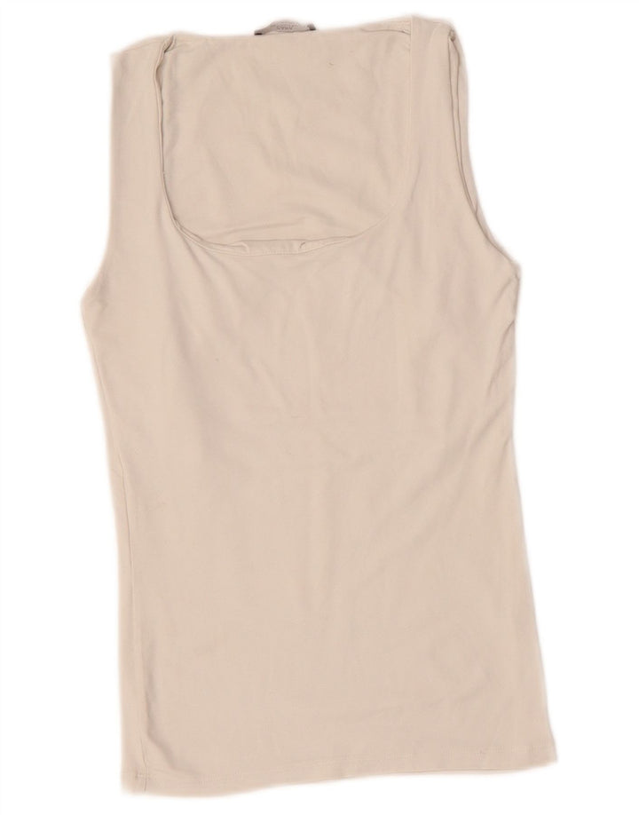 Zara Femme Débardeur UK 8 Petit Blanc