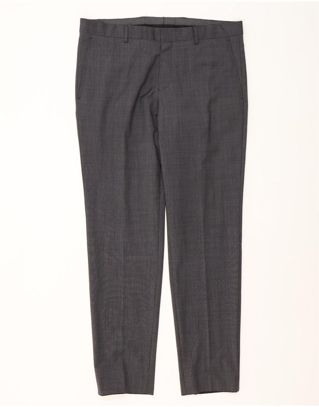 S.Oliver Costume 2 pièces pour hommes UK 46 3XL W38 L32 Gris Polyester