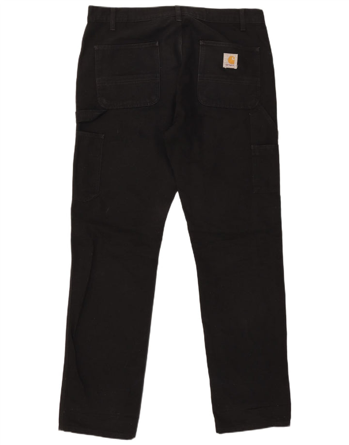 CARHARTT Pantalon Cargo Droit Homme W36 L34 Noir Polyester