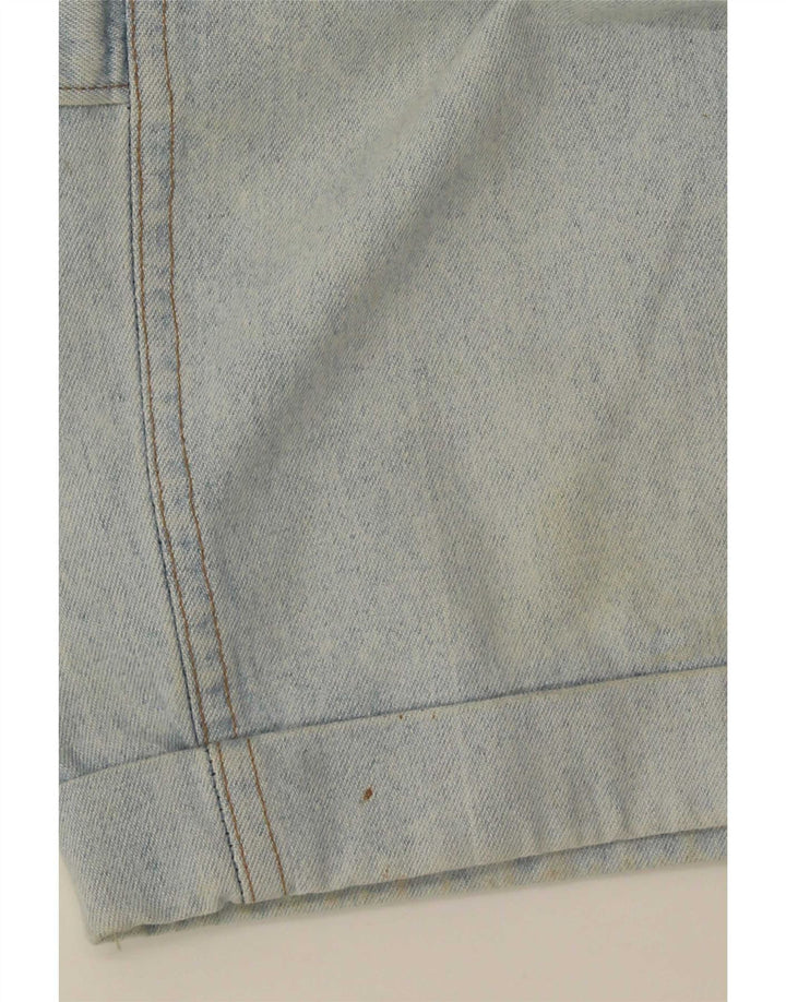 Casucci Salopette short en jean pour femme IT 46 Large W32 Bleu
