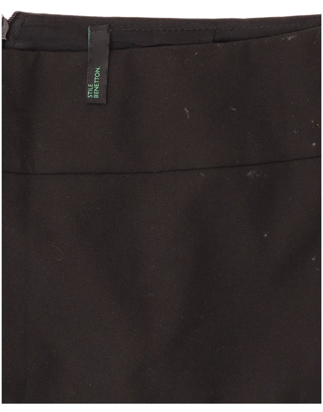 Benetton Jupe Crayon Femme Medium W28 Noir