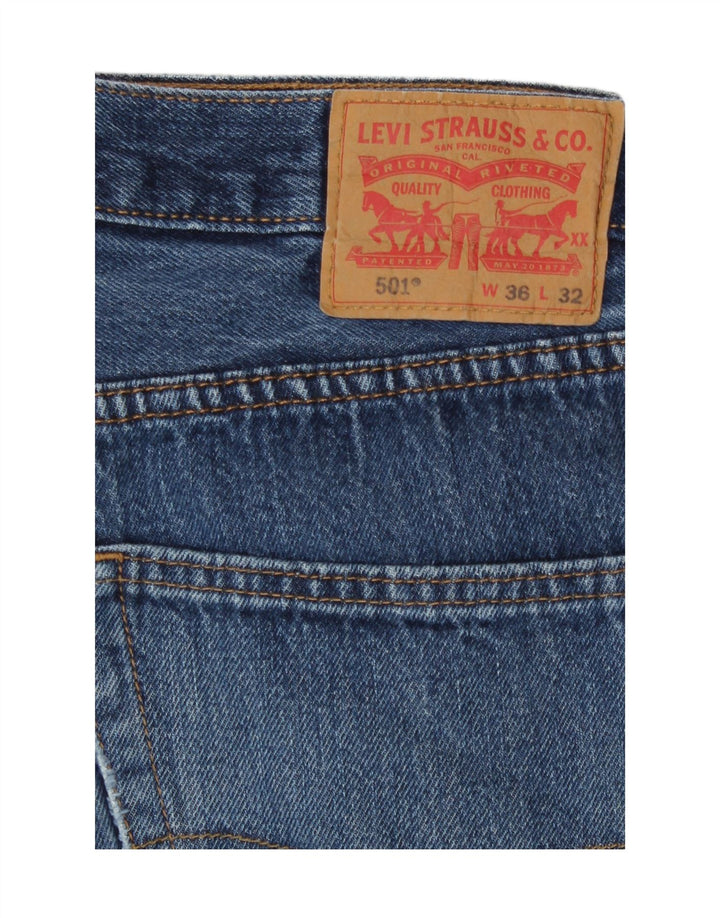 Levi's Jean Droit 501 Homme Bleu W36 L32