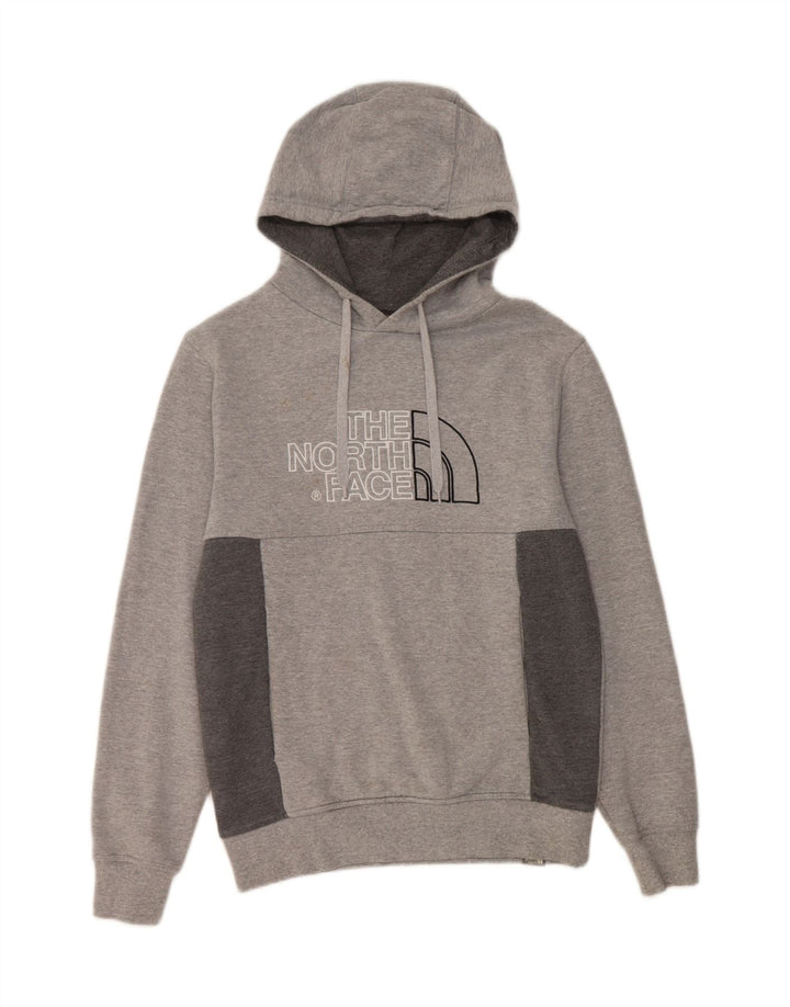 THE NORTH FACE Pull à capuche graphique pour homme Petit coton color block gris