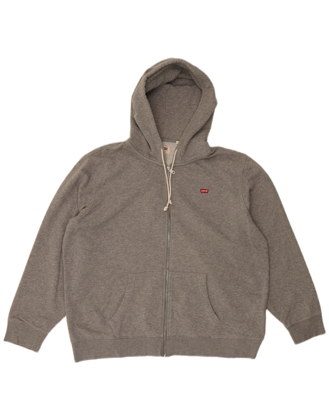 LEVI'S Sweat à capuche zippé pour homme XL Gris Coton
