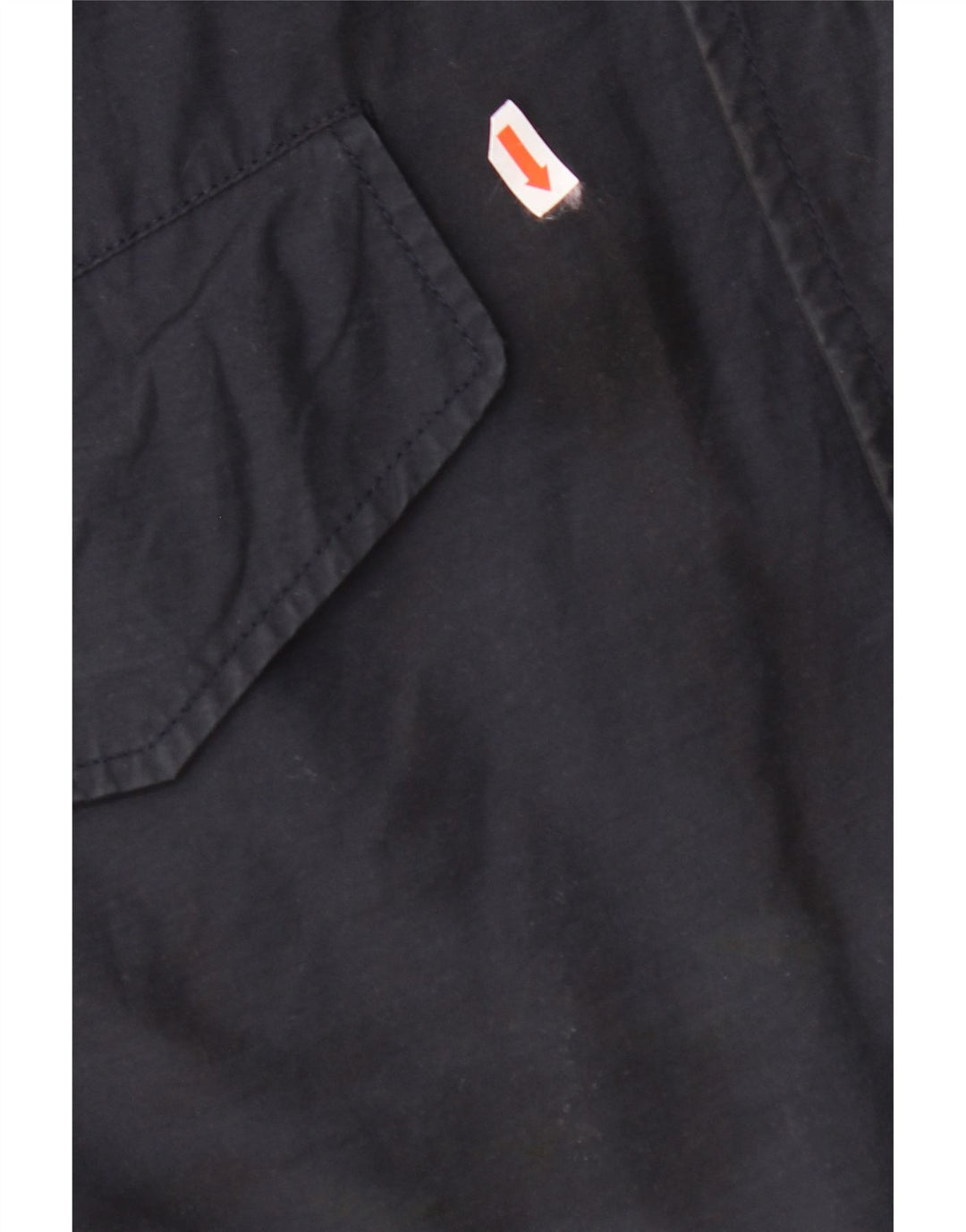 VINTAGE Veste coupe-vent homme UK 44 2XL Bleu Marine Coton