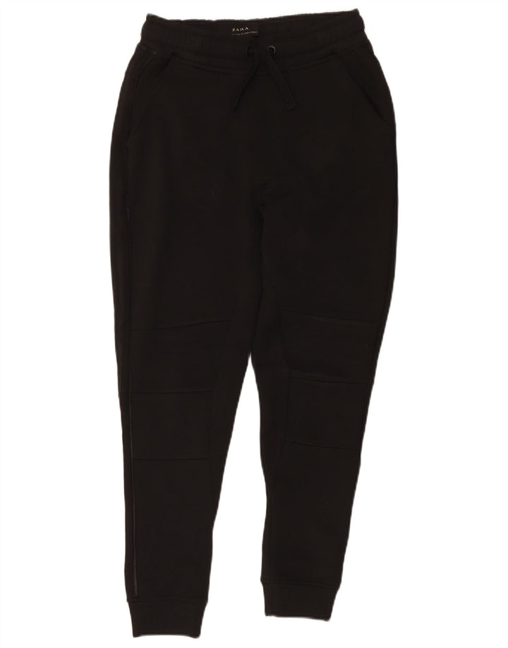 Zara Pantalon de survêtement pour homme Pantalon de jogging Petit Noir Polyester