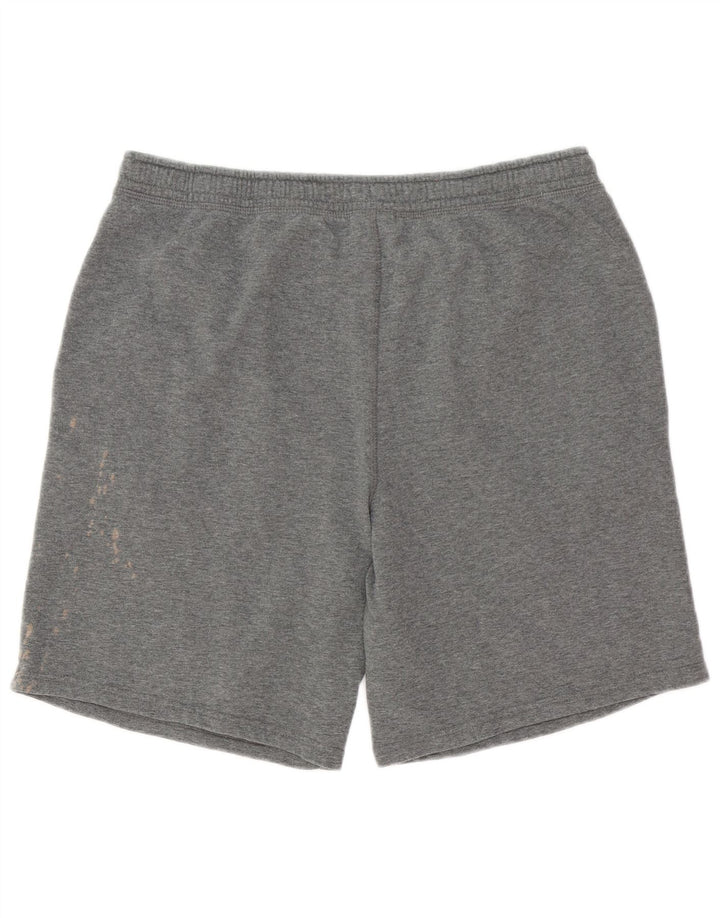 Eddie Bauer Short de sport pour homme XL en coton moucheté gris