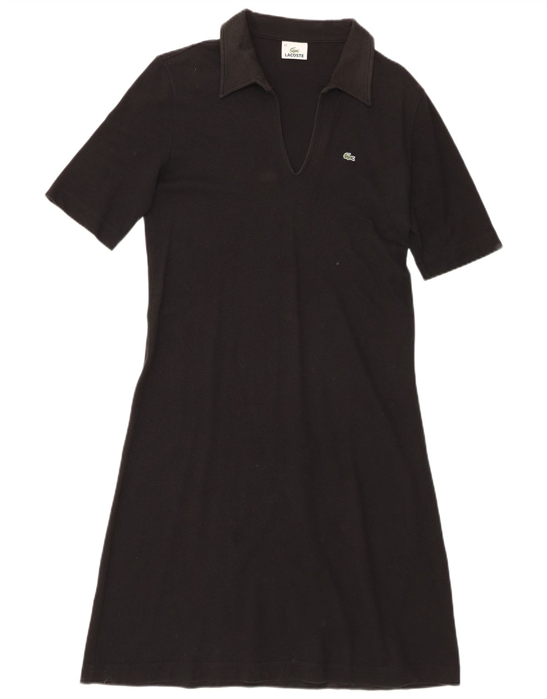 Lacoste Robe Polo Femme Taille 44 Grand Coton Noir