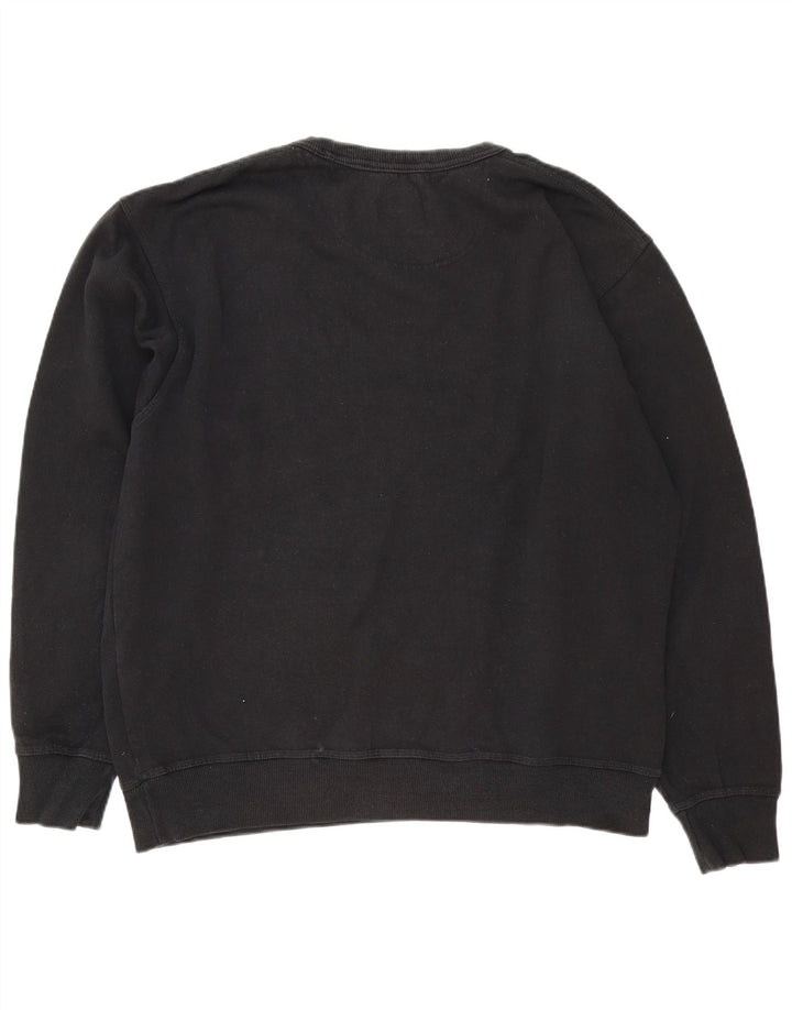 Champion Sweat-shirt pour homme en coton noir Taille L