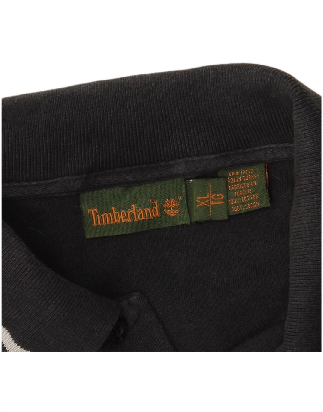 TIMBERLAND Polo Homme XL Noir Coton