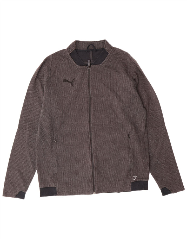 Puma Veste de survêtement pour homme Taille L Gris Coton