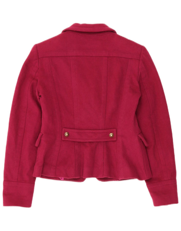 Gai Mattiolo Veste Blazer Double Boutonnage Femme IT 42 Laine Rose Moyen