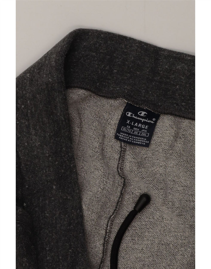 CHAMPION Pantalon de Survêtement Graphique Femme Joggers UK 18 XL Gris Moucheté