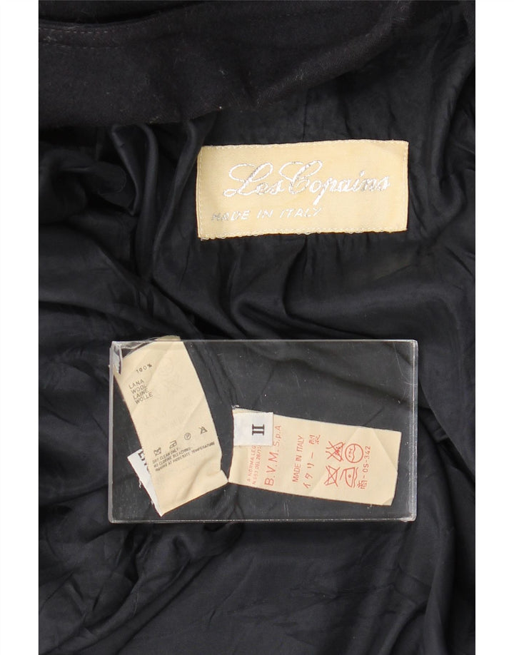 Les Copains Veste blazer croisée pour femme UK 14 Bleu marine moyen