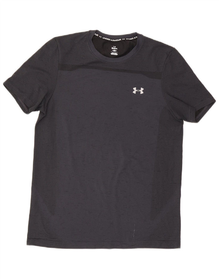Under Armour T-Shirt ajusté pour hommes, grand, gris moucheté