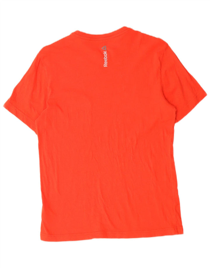 Reebok T-Shirt Graphique Homme Petit Rouge Coton