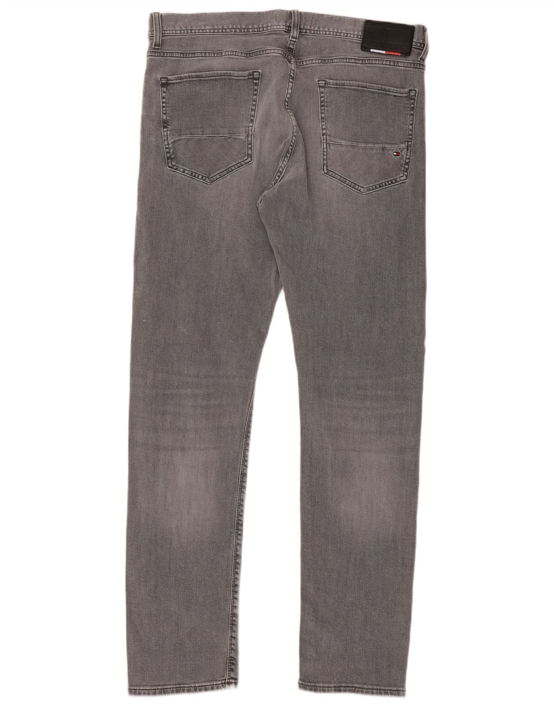 Tommy Hilfiger Jean Slim Homme W36 L32 Gris Coton