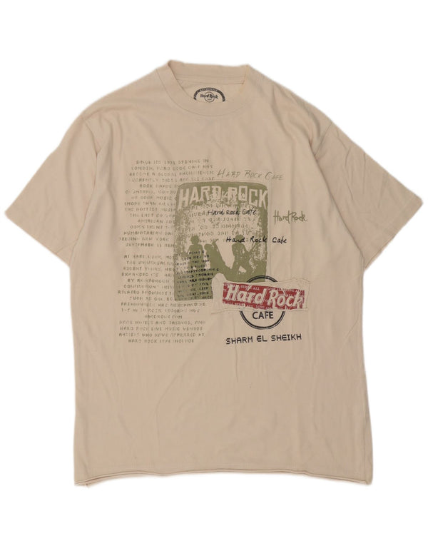 Hard Rock Cafe Sharm El Sheikh T-shirt graphique pour homme Blanc cassé