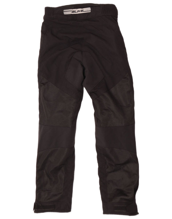 Alike Pantalon moto droit graphique pour homme Small W28 L28 Noir