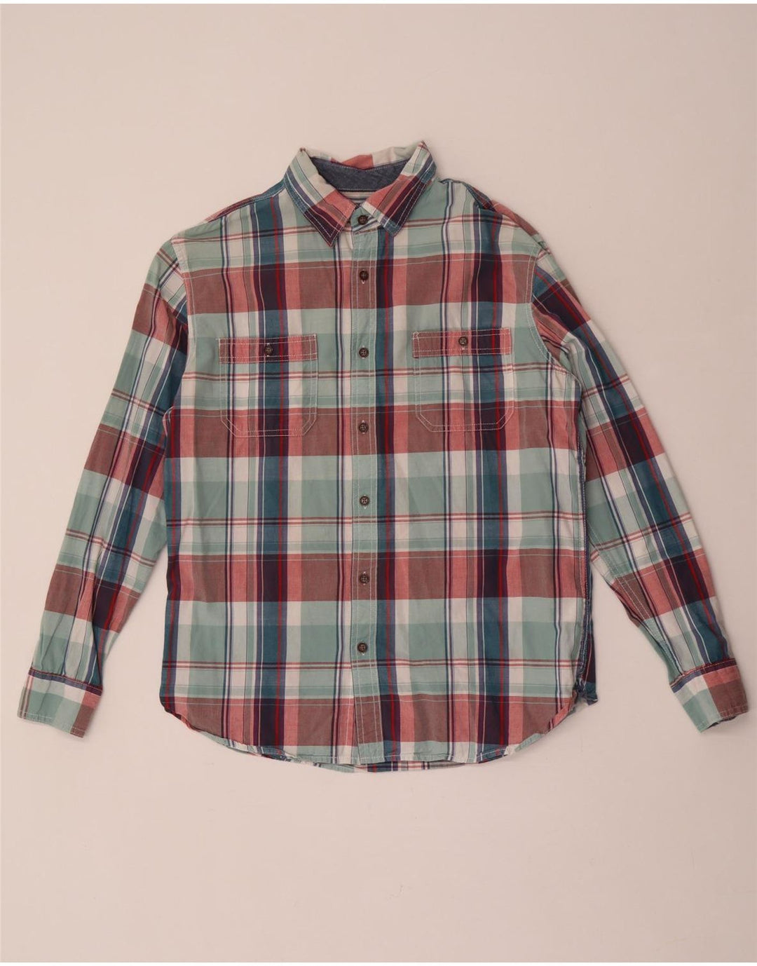 Lee Chemise Homme Vert Moyen Carreaux Coton