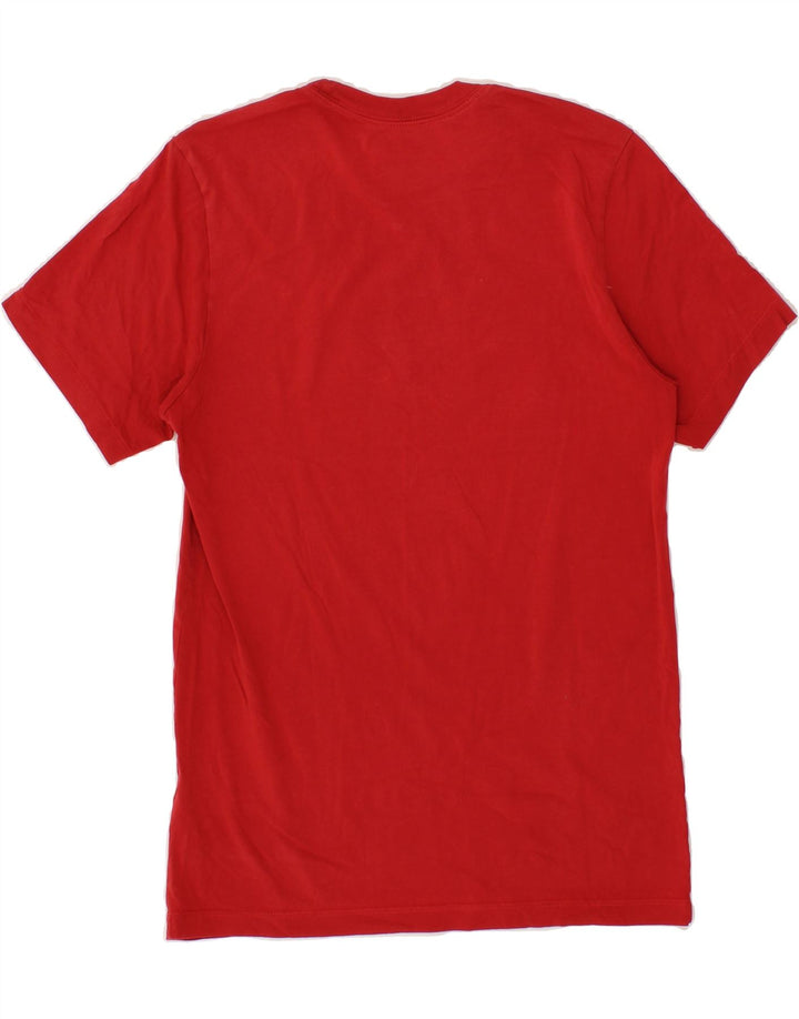NIKE Mens Graphic T-Shirt Top Small Red Cotton Vintage Nike and Second-Hand Nike from Messina Hembry 