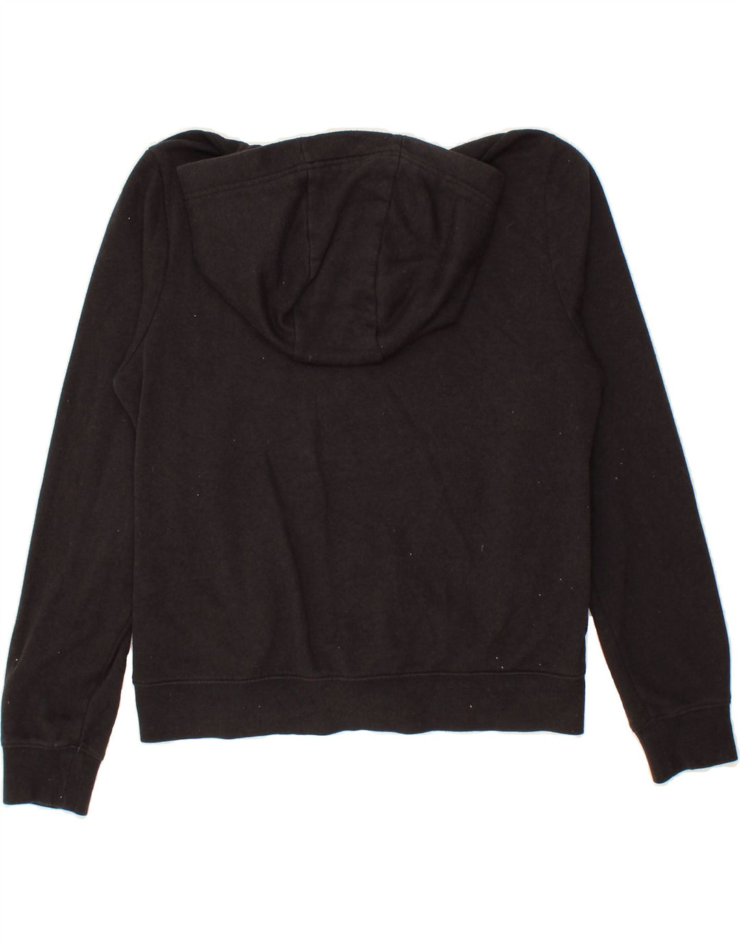 NIKE Womens Zip Hoodie Sweater UK 10 Small Black Vintage Nike and Second-Hand Nike from Messina Hembry 