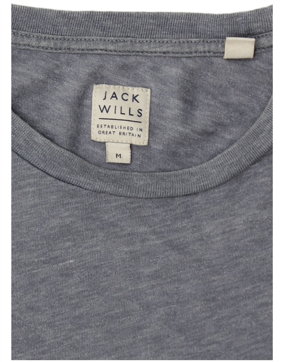 JACK WILLS T-Shirt Homme Bleu Moyen Moucheté