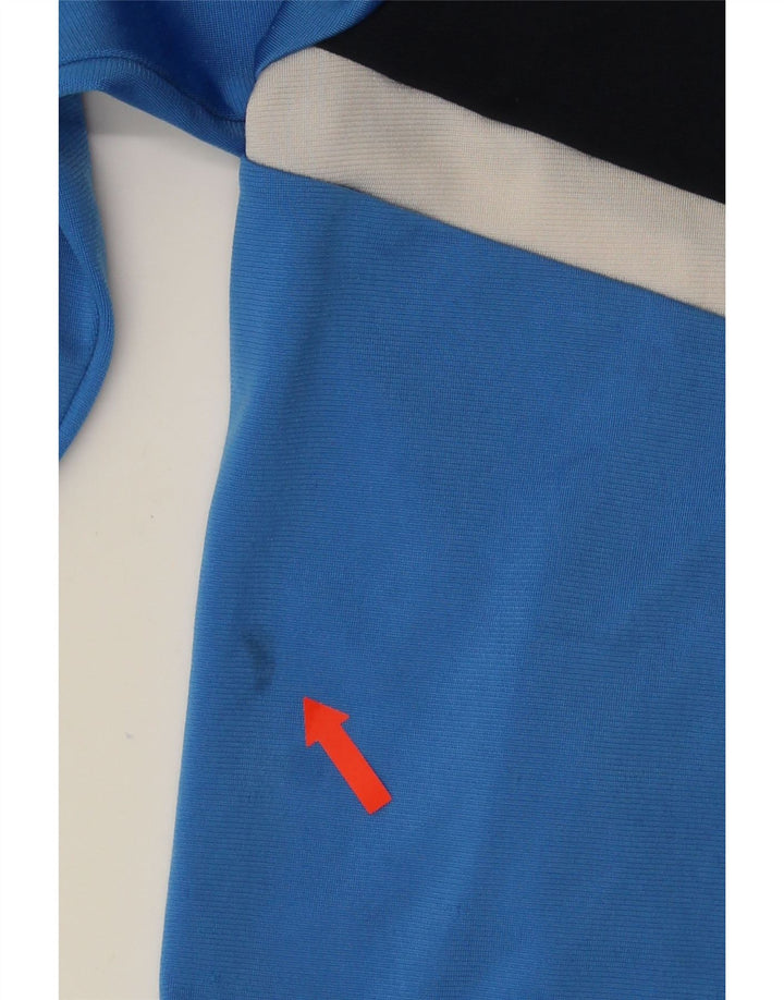 Adidas Veste de Survêtement Garçon 11-12 ans Bleu Colorblock Polyester