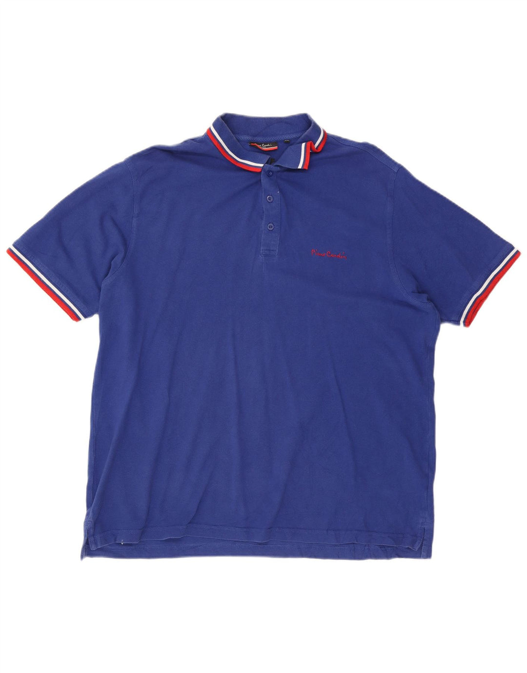 Pierre Cardin Polo coupe régulière pour homme 2XL en coton bleu