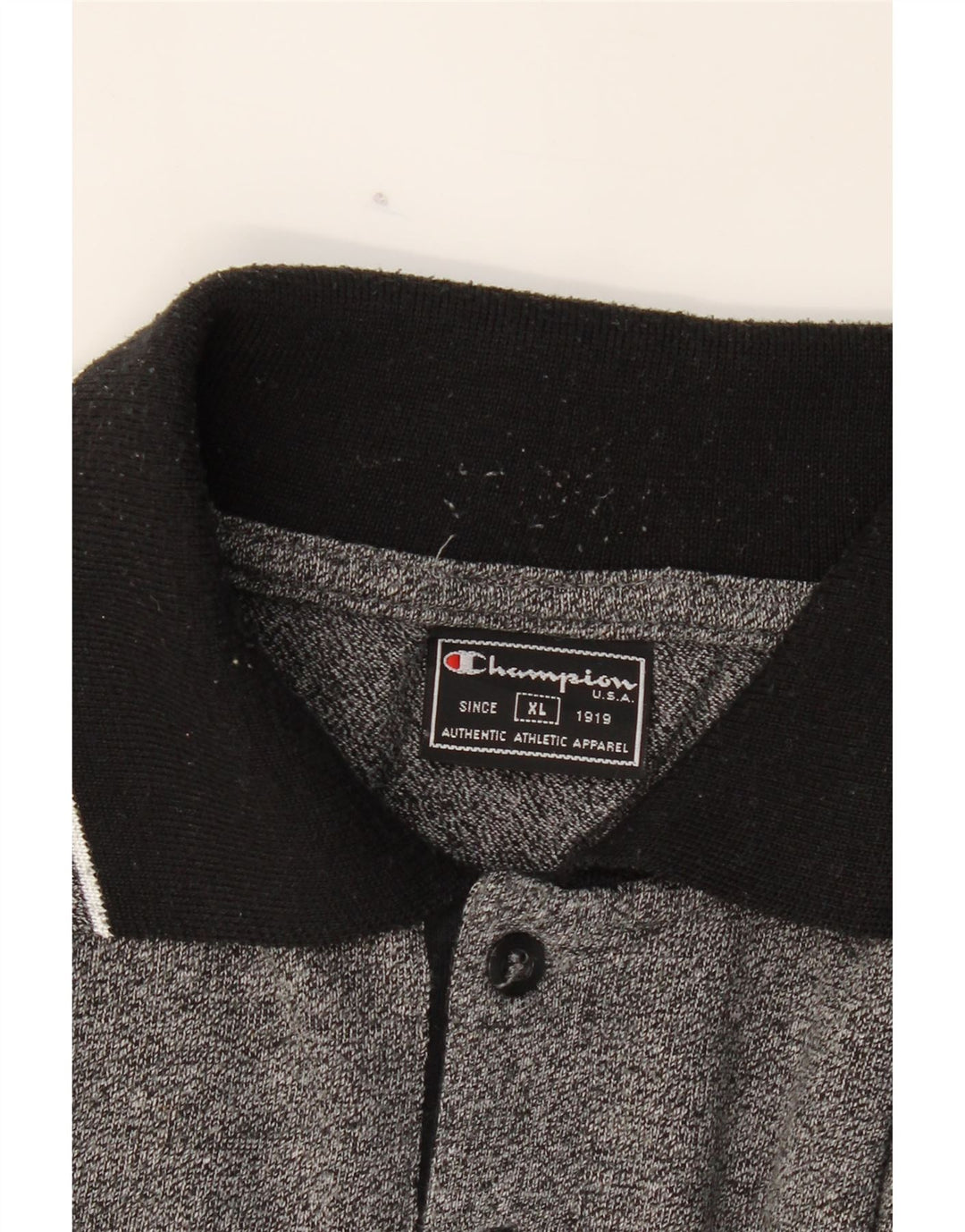 CHAMPION Mens Polo Shirt XL Grey Vintage Champion and Second-Hand Champion from Messina Hembry 