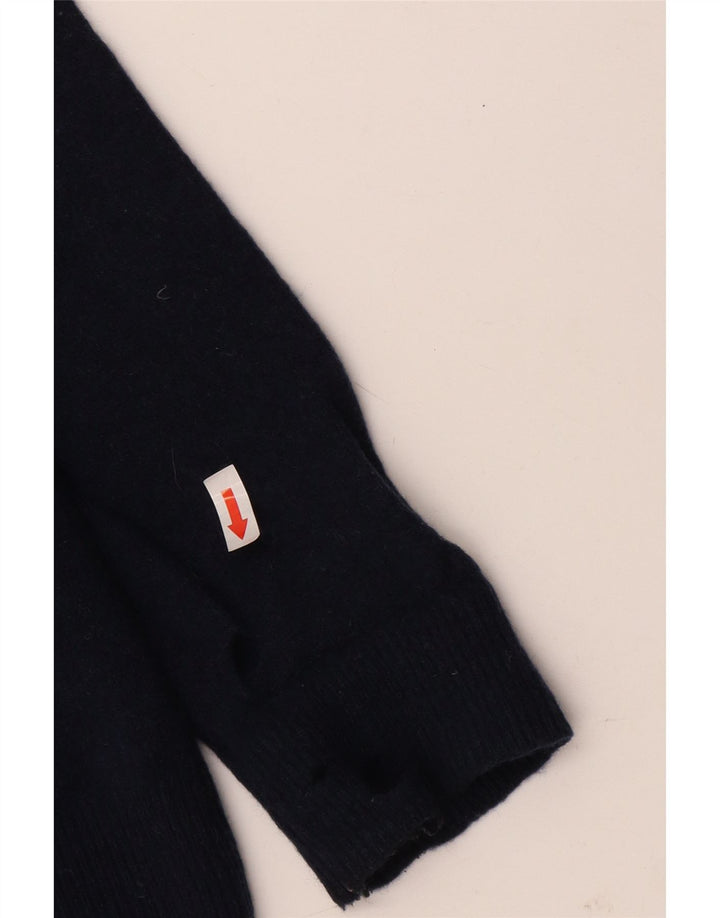 Marks & Spencer Débardeur Vest Homme Bleu Marine Moyen Laine d'Agneau