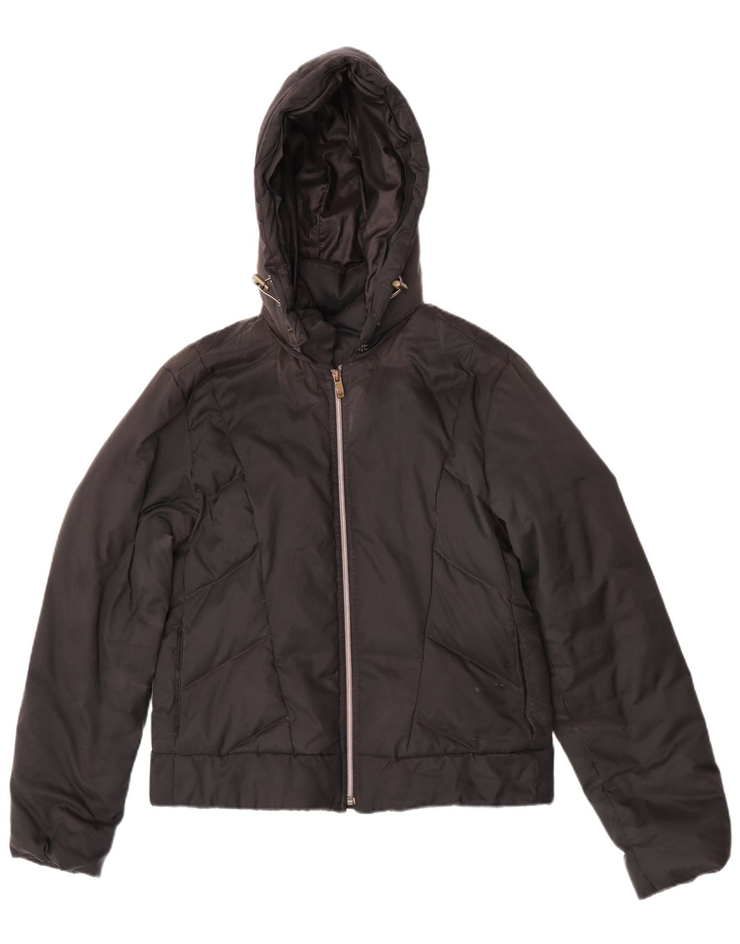 Ciesse Piumini Veste matelassée à capuche pour femme IT 46 Large Noir Polyester
