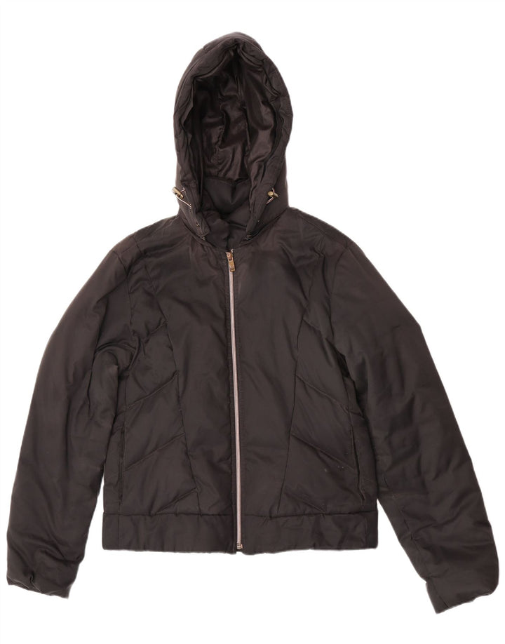 Ciesse Piumini Veste matelassée à capuche pour femme IT 46 Large Noir Polyester