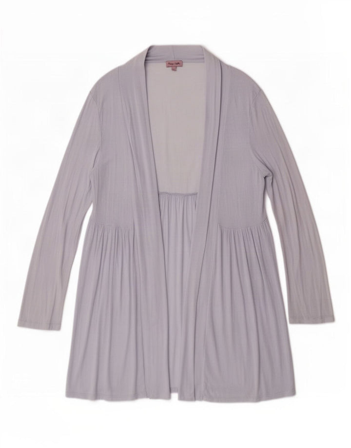 Phase Eight Cardigan long pour femme UK 12 Bleu moyen Viscose