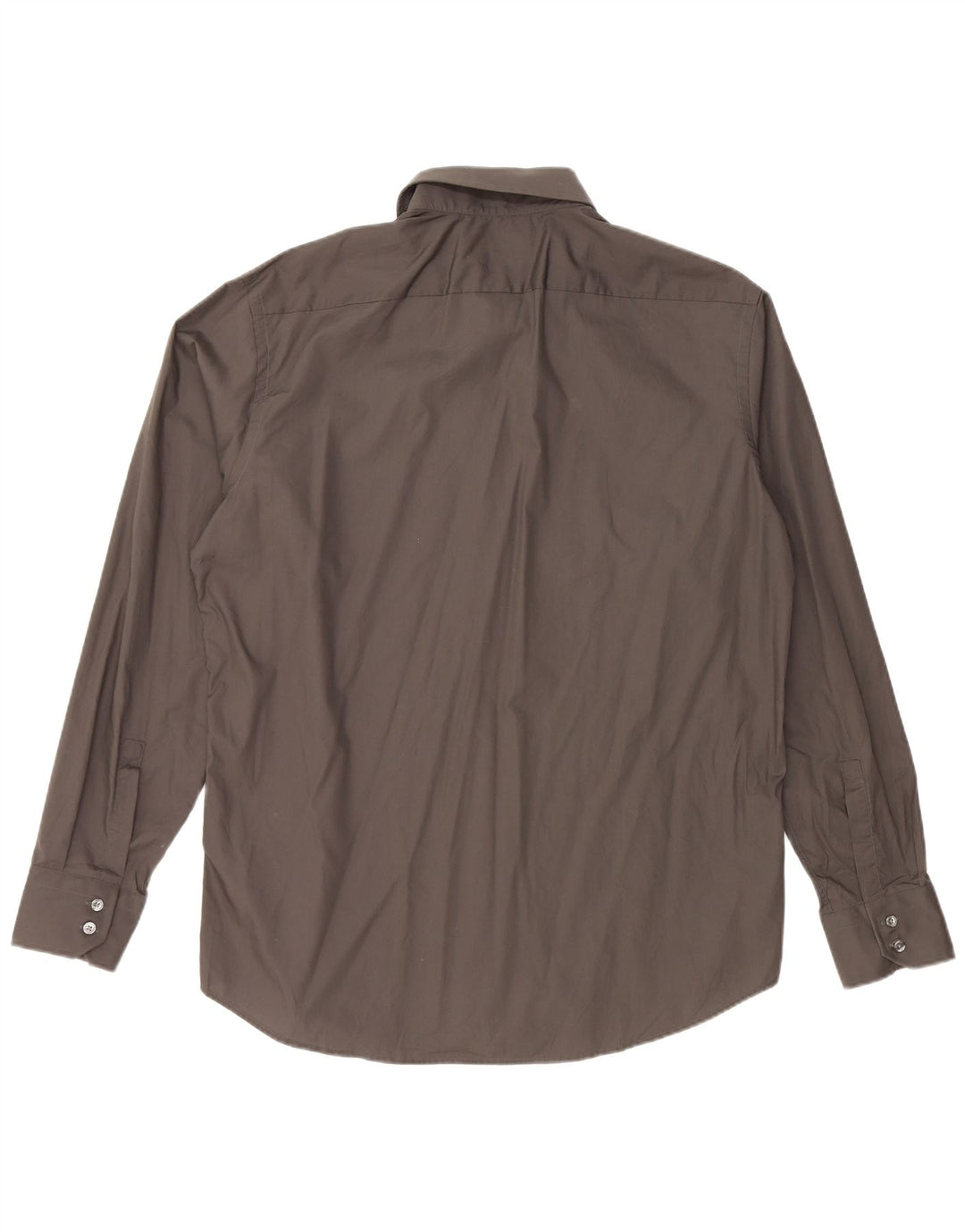 HUGO BOSS Chemise Regular Fit Homme Taille 44 17 1/2 XL Coton Gris