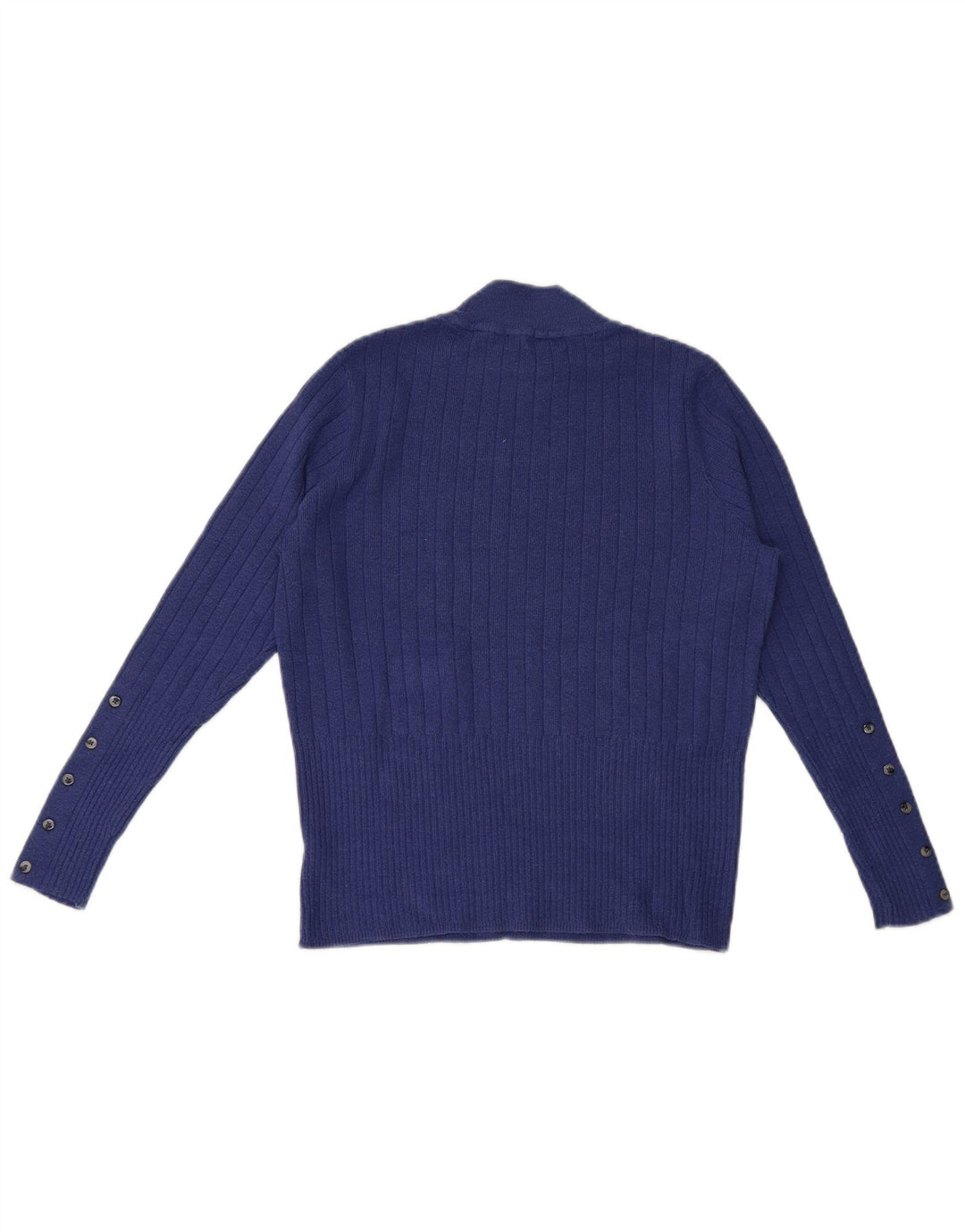 Marks & Spencer Pull col roulé pour femme UK 14 Bleu moyen