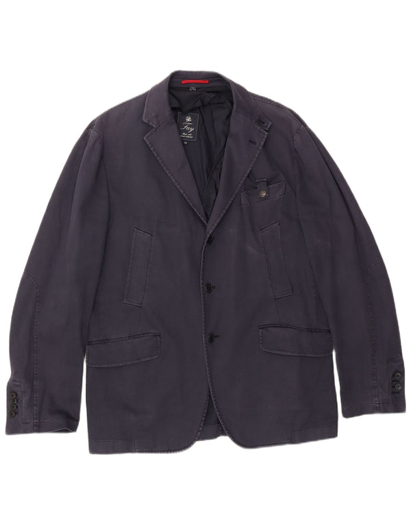 Fay Veste Blazer 3 Boutons Homme IT 52 XL Bleu Marine